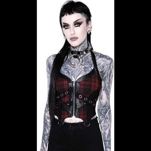 Killstar cropped halter top